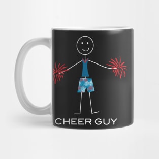 Funny Mens Cheer Illustration Mug